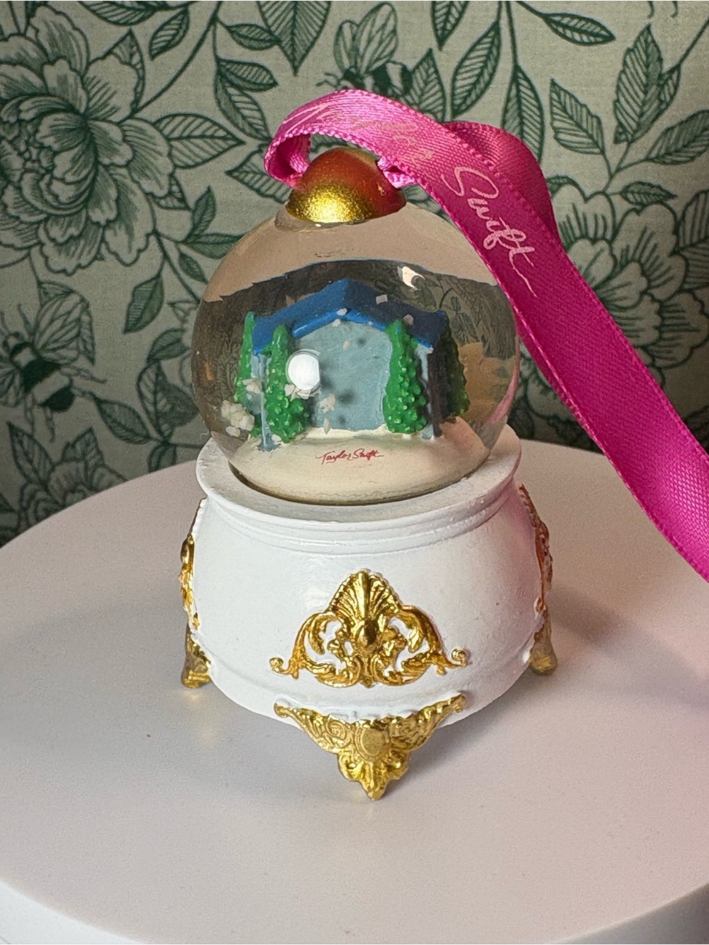 Taylor Swift Lover House Snow Globe Ornament